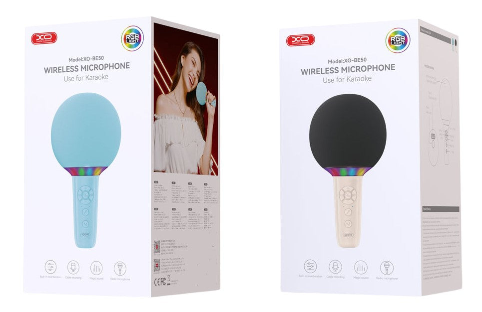 XO BE50 Lollipop Μικρόφωνο Bluetooth Μπεζ