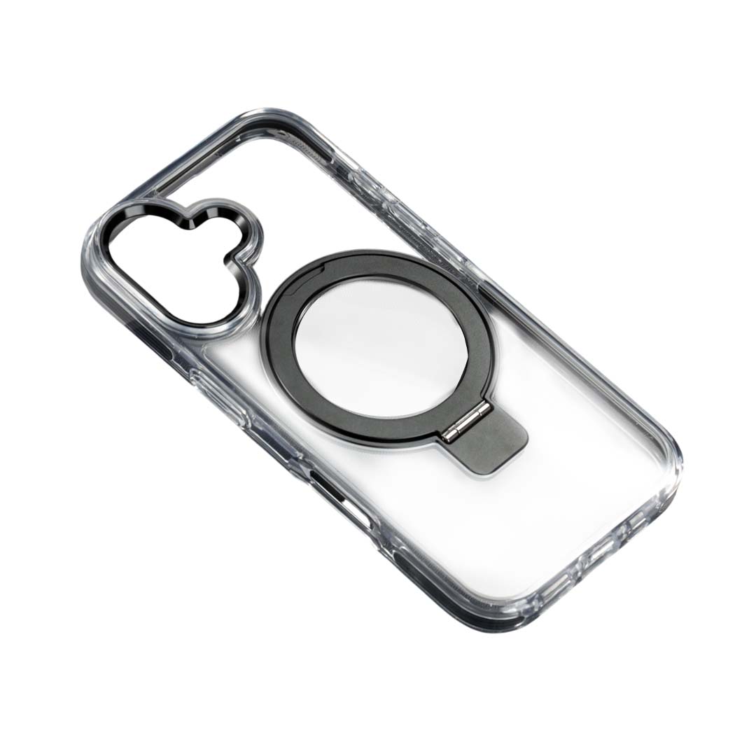 XO K31 iP 16 Pro Max 6,9" TPU+Ακρυλική Μαγνητική Θήκη Τηλεφώνου Μαύρο