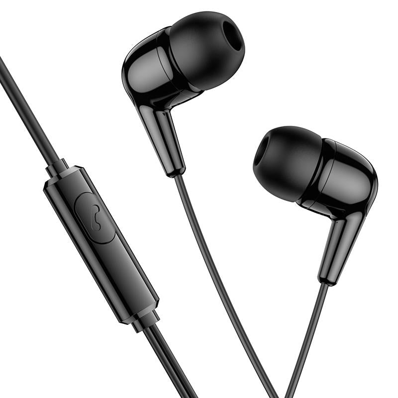HOCO M97 ΑΚΟΥΣΤΙΚΑ HANDSFREE ENJOY, 3,5mm, ΜΑΥΡΟ