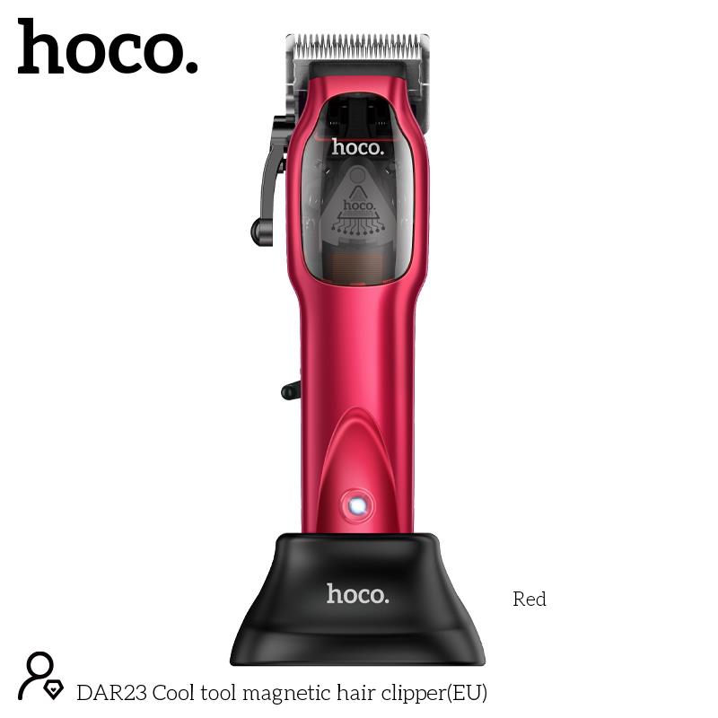 HOCO DAR23 COOL TOOL MAGNETIC ΚΟΥΡΕΥΤΙΚΗ ΜΗΧΑΝΗ, 2500 mAh, ΚΟΚΚΙΝΗ
