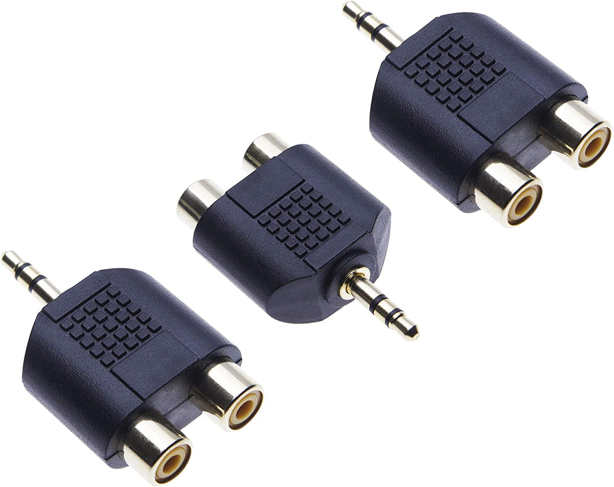 Μετατροπέας Stereo 3.5mm Σε 2 RCA Θηλ.1pcs
