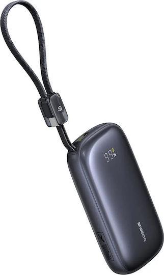 BASEUS ENERFILL FC21 QPOW3 ULTRA, POWERBANK, 20000MAh, ΜΕ ΚΑΛΩΔΙΟ LIGHTNING, 22.5W, ΜΕ ΨΗΦΙΑΚΗ ΟΘΟΝΗ, ΜΑΥΡΟ