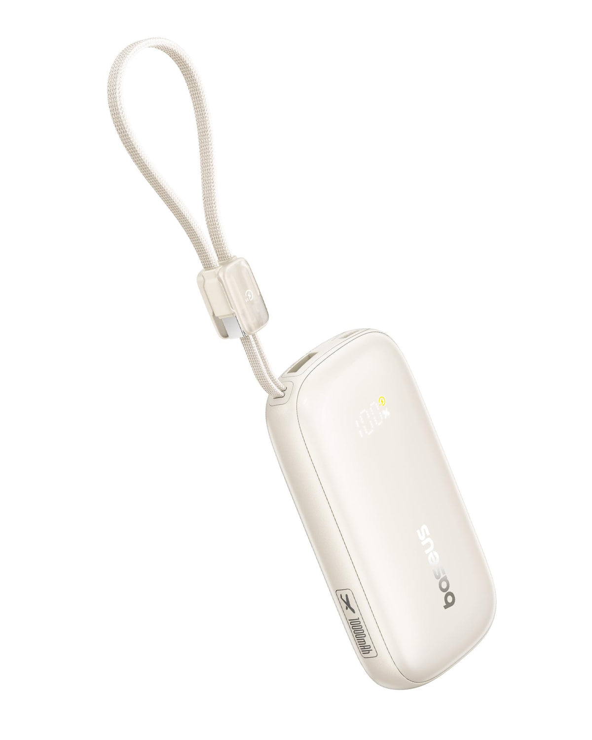 BASEUS ENERFILL FC21 QPOW3 ULTRA, POWERBANK, 20000MAh, ΜΕ ΚΑΛΩΔΙΟ LIGHTNING, 22.5W, ΜΕ ΨΗΦΙΑΚΗ ΟΘΟΝΗ, ΤΙΤΑΝΙΟ