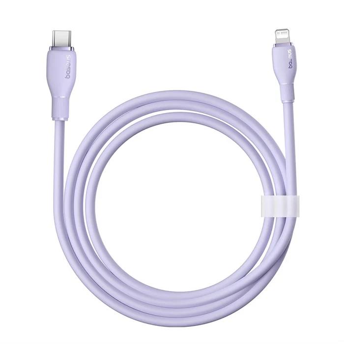 BASEUS PUDDING, ΚΑΛΩΔΙΟ ΦΟΡΤΙΣΗΣ, TYPE-C ΣΕ LIGHTNING, 1.2m, 20W, ΜΩΒ