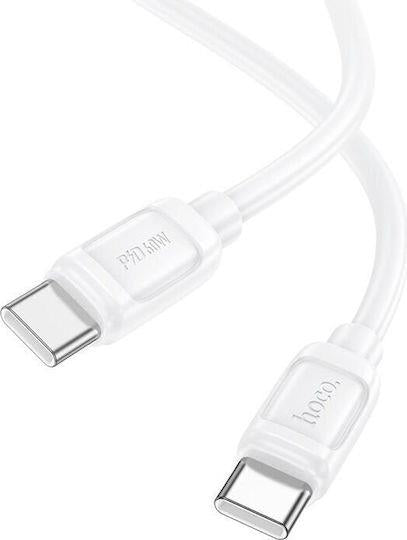 HOCO X115 SURPASS ΚΑΛΩΔΙΟ ΦΟΡΤΙΣΗΣ, 60W, TYPE-C ΣΕ TYPE-C, ΛΕΥΚΟ