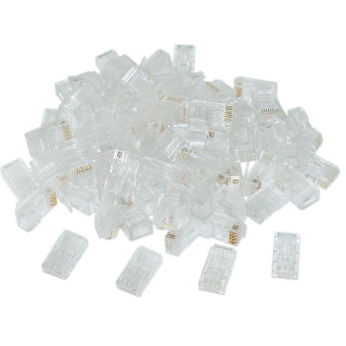 ΑΚΡΟΔΕΚΤΗΣ CABLEXPERT 8P8C RJ45 LAN, UTP CAT6, ΣΑΚΟΥΛΑΚΙ 100 ΤΕΜΑΧΙΩΝ