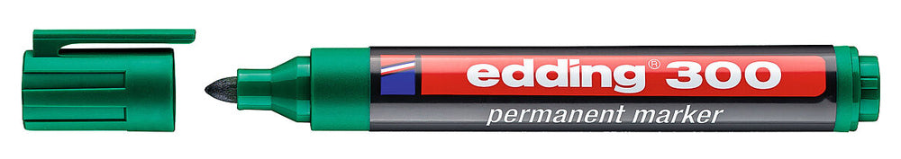 EDDING ανεξίτηλος μαρκαδόρος 300, 1.5-3mm, επαναγεμιζόμενος, πράσινος