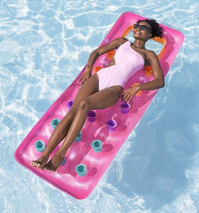 BESTWAY φουσκωτό στρώμα θαλάσσης 43040, 188x71cm, ροζ