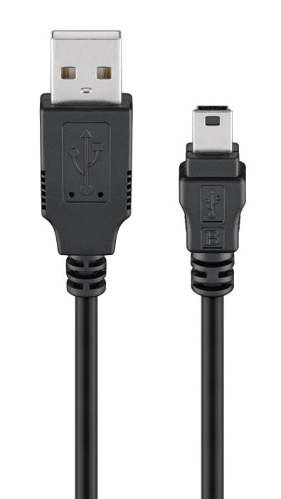GOOBAY καλώδιο USB σε USB Mini 50767, 480Mbps, 1.8m, μαύρο