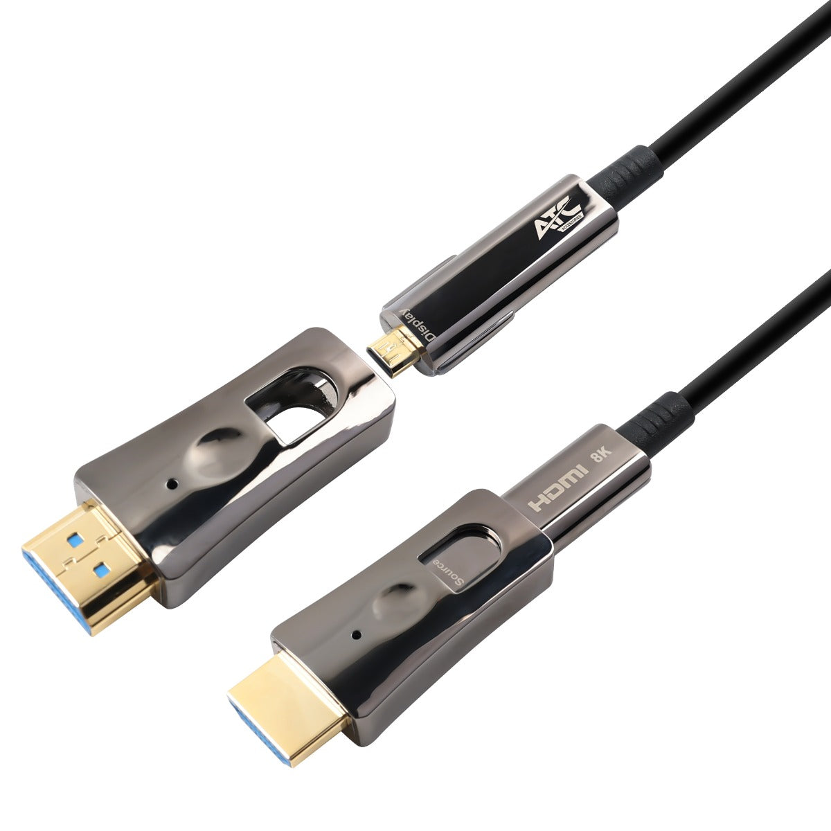 ATC AOC HDMI 2.1V 8K Αποσπώμενο Οπτικό Καλώδιο 10m