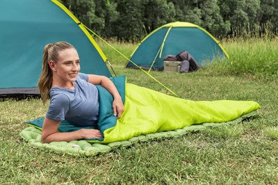 BESTWAY sleeping bag 68099, μονό, 180x75cm, lime