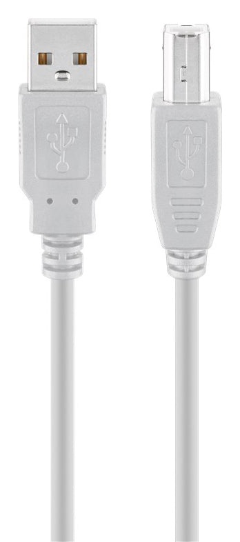 GOOBAY καλώδιο USB σε USB Type B 68712, 1.8m, 480Mbps, γκρι