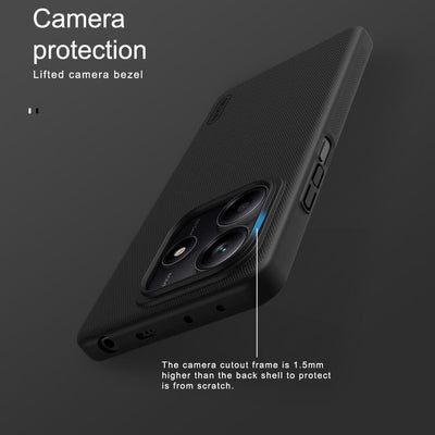 NILLKIN θήκη Super Frosted Shield για Xiaomi Redmi Note 14, μπλε