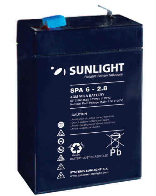 Sunlight Μολύβδου 6V 2.8A