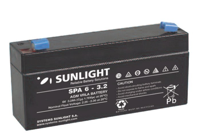 Sunlight Μολύβδου 6V 3.2A