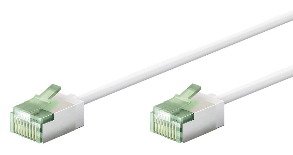 GOOBAY καλώδιο δικτύου 74362, CAT 8.1 U/FTP, ultra slim, copper, 2000MHz, 3m, λευκό