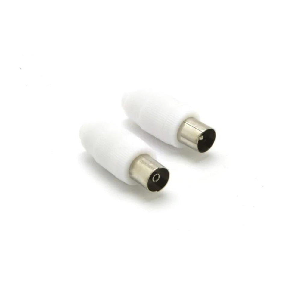 Antenna 1x9,5 Plug+1x9,5 Jack Wh.