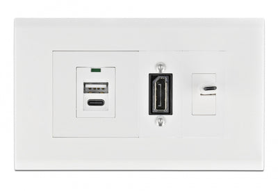 DELOCK module βάση πρίζας Easy 45 81316, 130 x 80 mm, λευκό