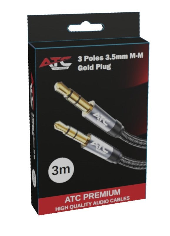 ATC HQ 3.5mm M / M Cable 3m
