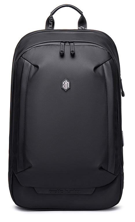 ARCTIC HUNTER τσάντα πλάτης B00443 με θήκη laptop 15.6, USB, 19L, μαύρη