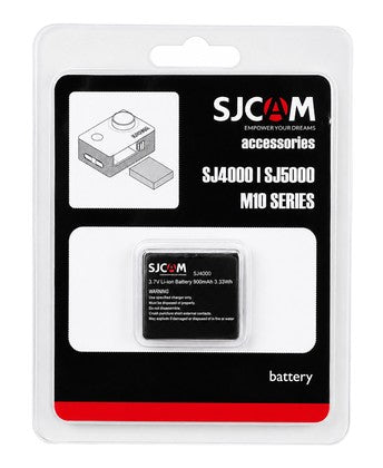 SJCAM μπαταρία για SJ4000 series action κάμερες, 900mAh