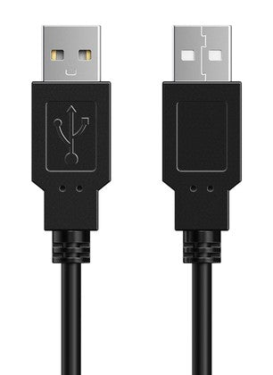 CABLETIME καλώδιο USB 2.0 C161-AMAM, 480Mbps, 0.5m, μαύρο