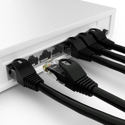 POWERTECH καλώδιο δικτύου CAB-N403, Cat 6 U/UTP, CCA, 250Hz, 1m, μαύρο