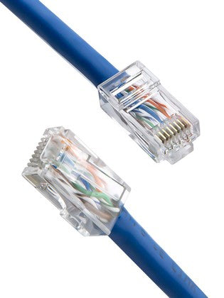 POWERTECH βύσμα RJ45 CAB-N447, ανοιχτού τύπου, Cat 6/6a UTP, διάφανο, 50τμχ