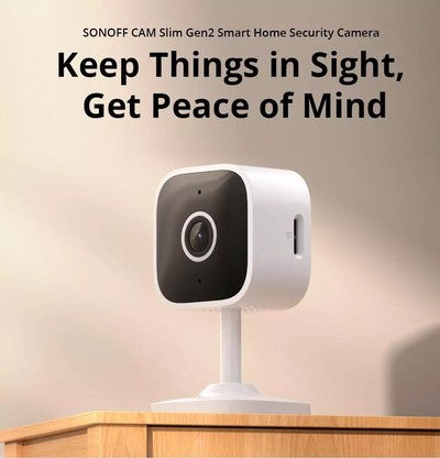 SONOFF smart κάμερα CAM-S2, 2MP, WiFi, SD