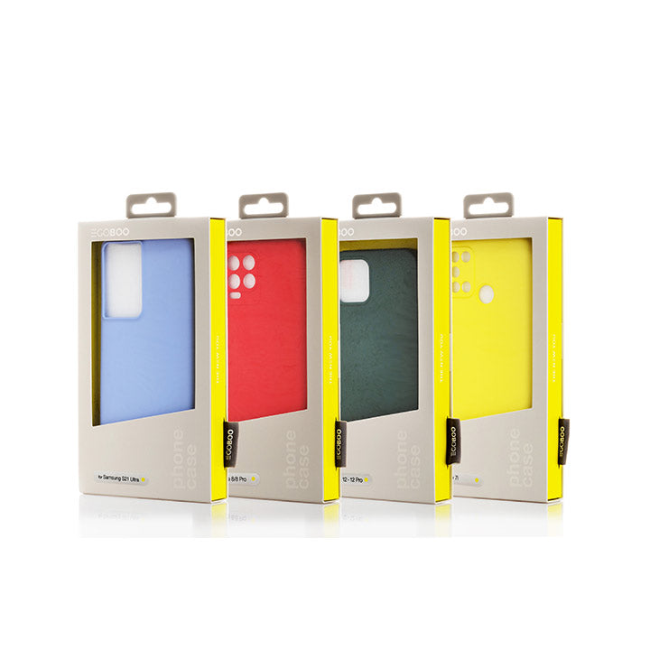 EGOBOO backcover for Realme 8/8 Pro, Coral + Tempered Glass