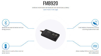 TELTONIKA GPS Tracker αυτοκινήτου FMB920AE5M01, GSM/GPRS/GNSS, Bluetooth