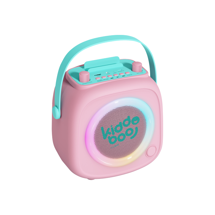 Kiddoboo KidsVoice BT Speaker & Mic Pink