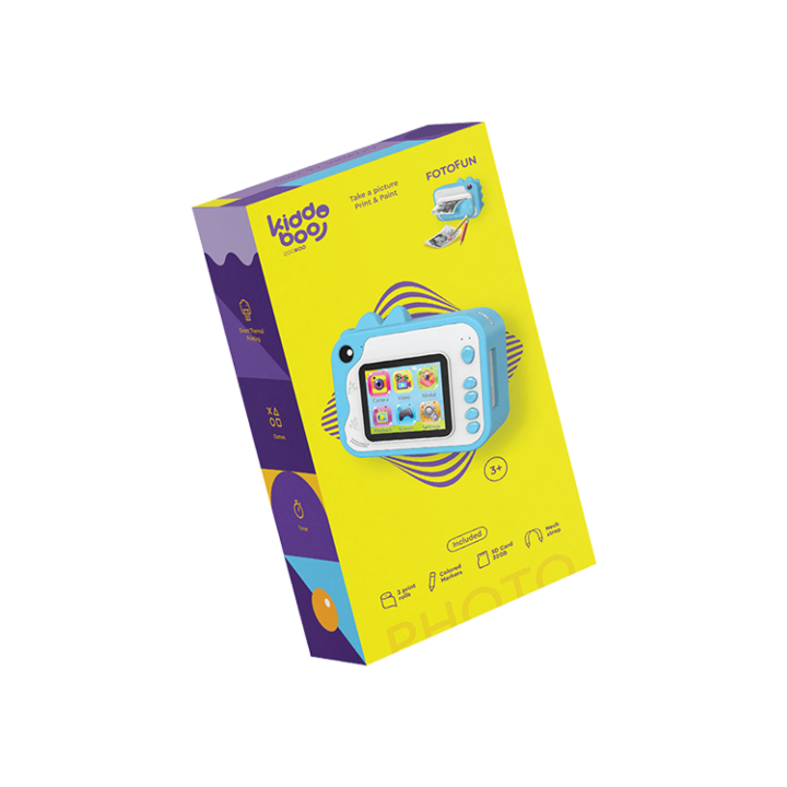 Kiddoboo FotoFun Παιδική Φωτογραφική Μηχανή 2MP με Θερμική Εκτύπωση, Μπλε