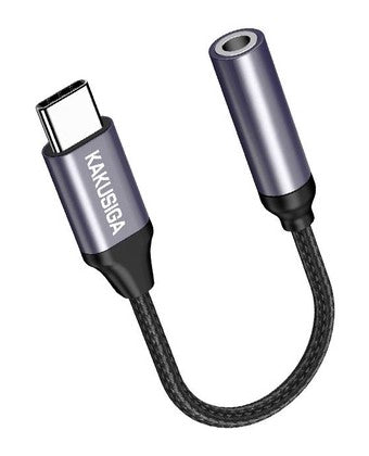 KAKUSIGA αντάπτορας USB-C σε 3.5mm KSC-428, γκρι
