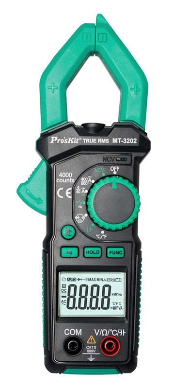 PROSKIT ψηφιακή αμπεροτσιμπίδα MT-3202, 600A AC, NCV, True RMS