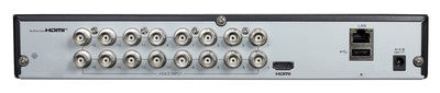 POWERTECH XVR υβριδικό καταγραφικό PT-1597, 5MP, H.264/H.265, 16 κανάλια
