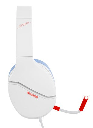 SADES gaming headset SPOWER, 3.5mm σύνδεση, 40mm, multi-platform, λευκό