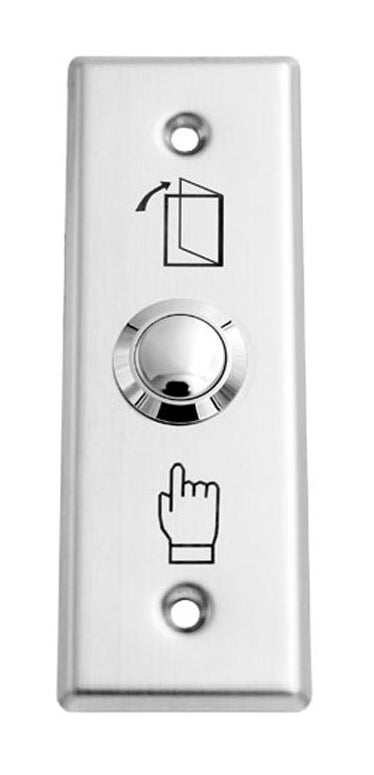 SECUKEY Χωνευτό μπουτόν SCK-CBUTTON1, 3Α, ασημί