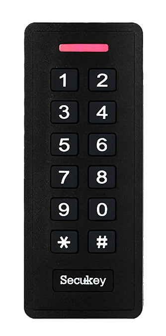 SECUKEY αυτόνομο αδιάβροχο πληκτρολόγιο πρόσβασης SCK-K2-EM, 125KHz