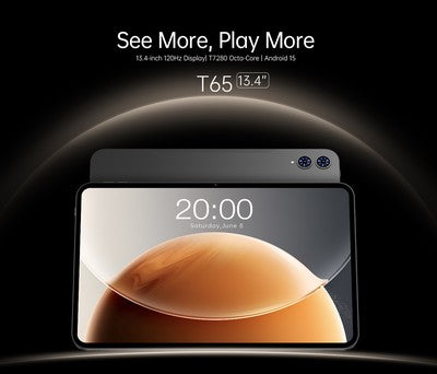 TECLAST tablet T65, 13.4", 6/128GB, 4G, Android 15, 8000mAh, γκρι
