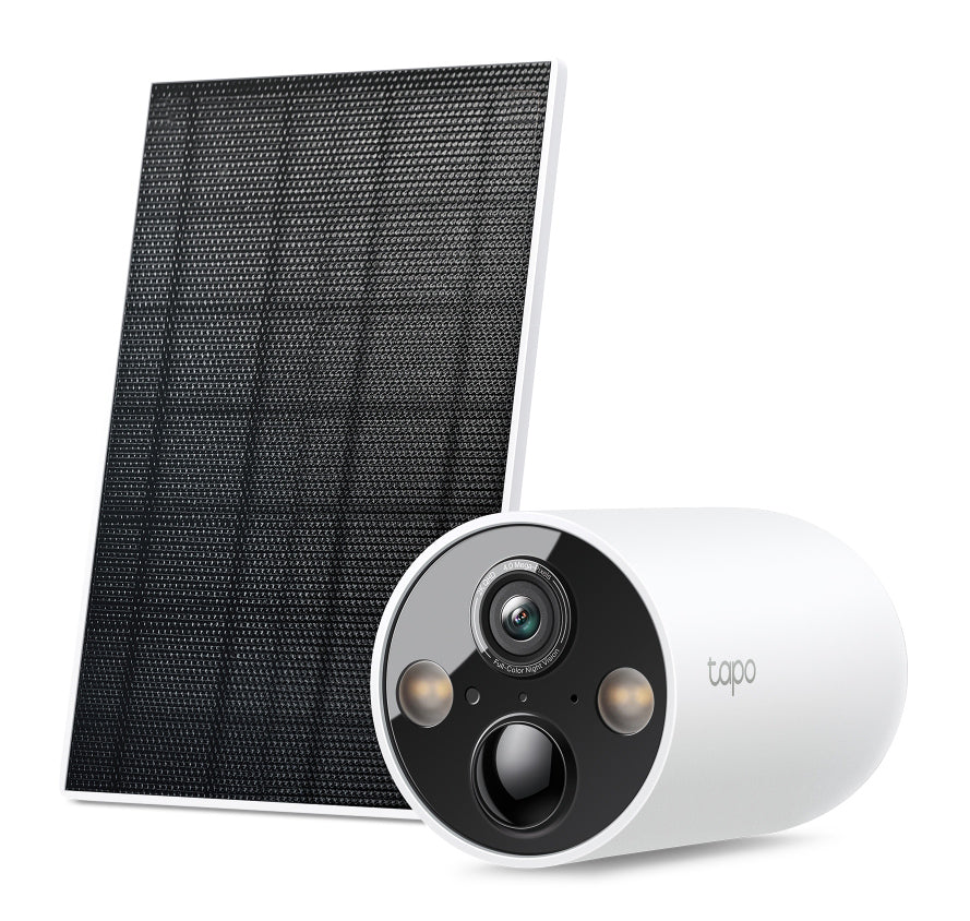 TP-LINK smart ηλιακή κάμερα Tapo C425 KIT, 2K, Wi-Fi, IP66, V.1.20