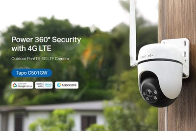 TP-LINK smart κάμερα Tapo C501GW, 1080p, 4G, PTZ, IP66, V2.0