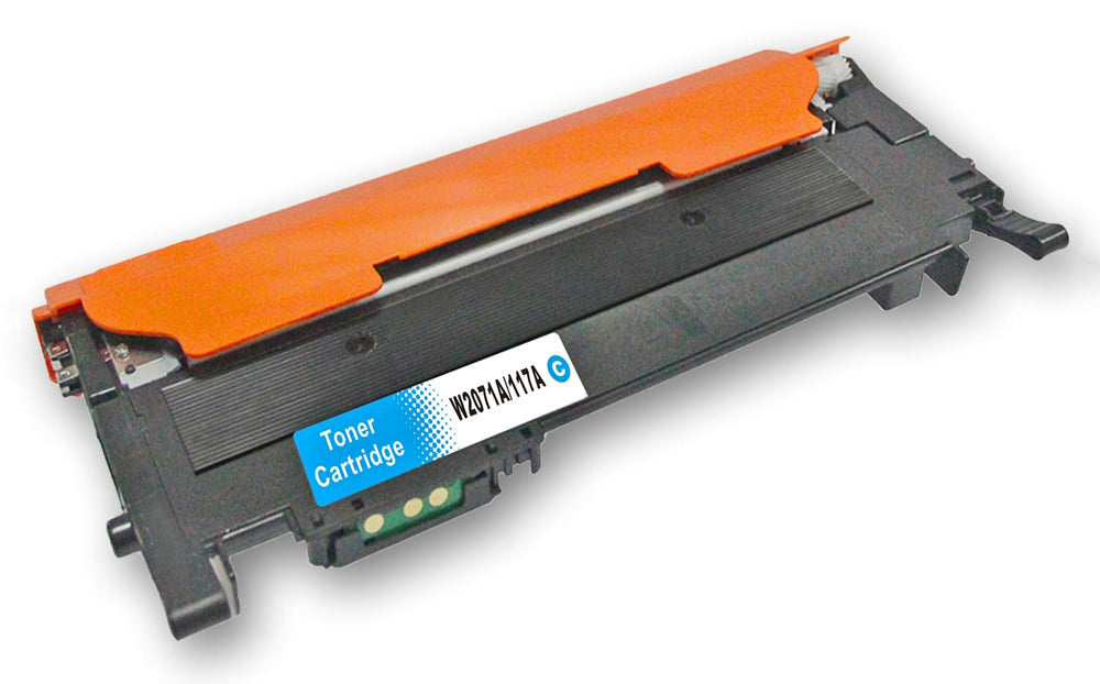 Συμβατό toner για HP, W2071A-117A, 700 σελίδες, κυανό