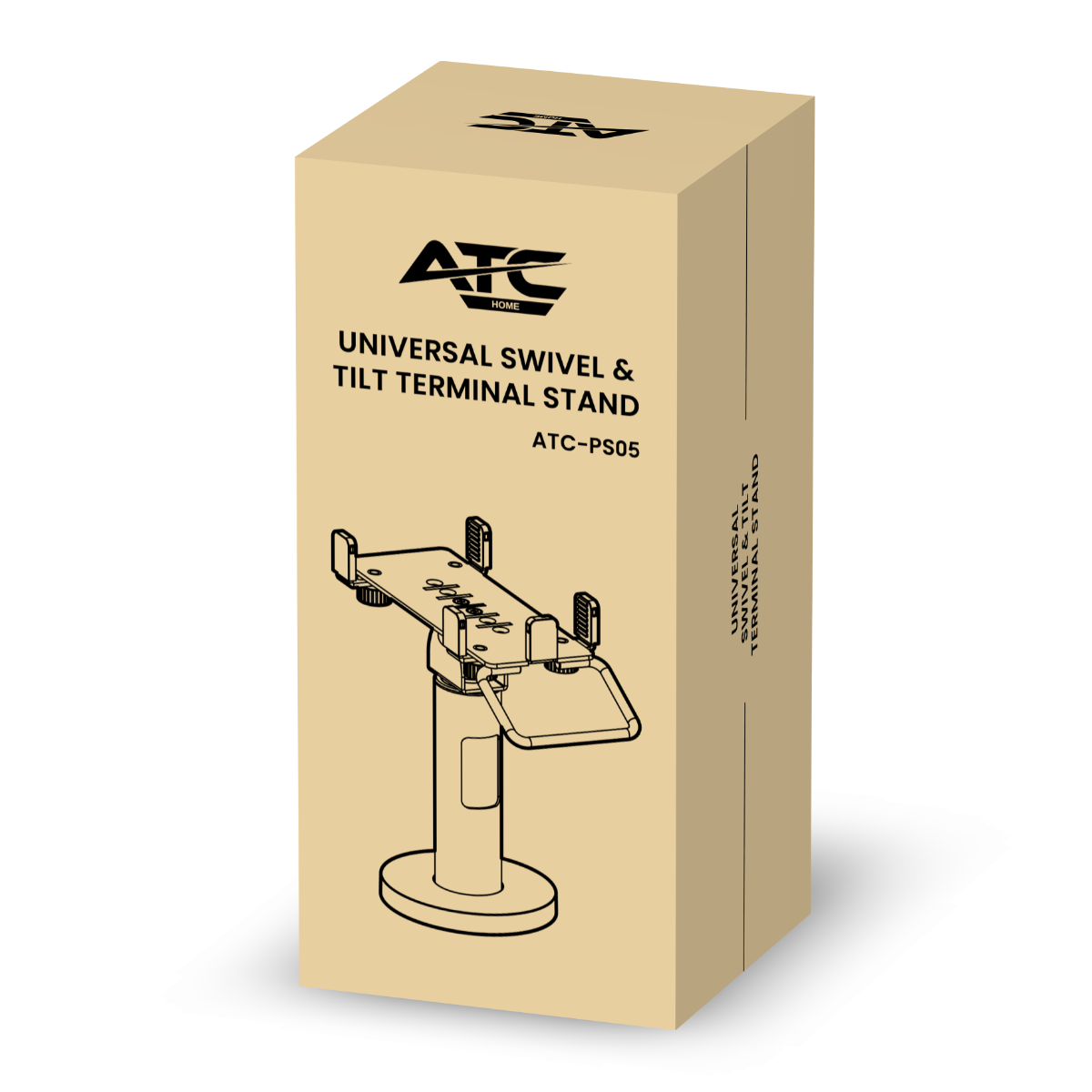 ATC-PS05 Βάση POS Universal με Περιστροφή & Κλίση 2.8" - 4.3"