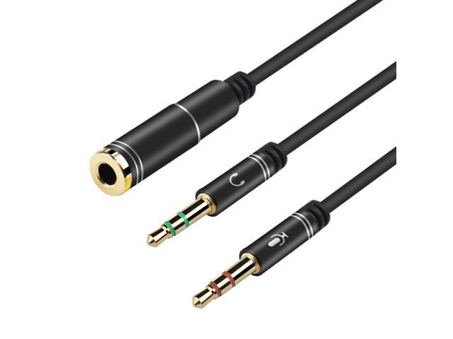 ATC Μετατροπέας 3.5mm 4PIN Θηλ. σε Audio/Mic 30cm