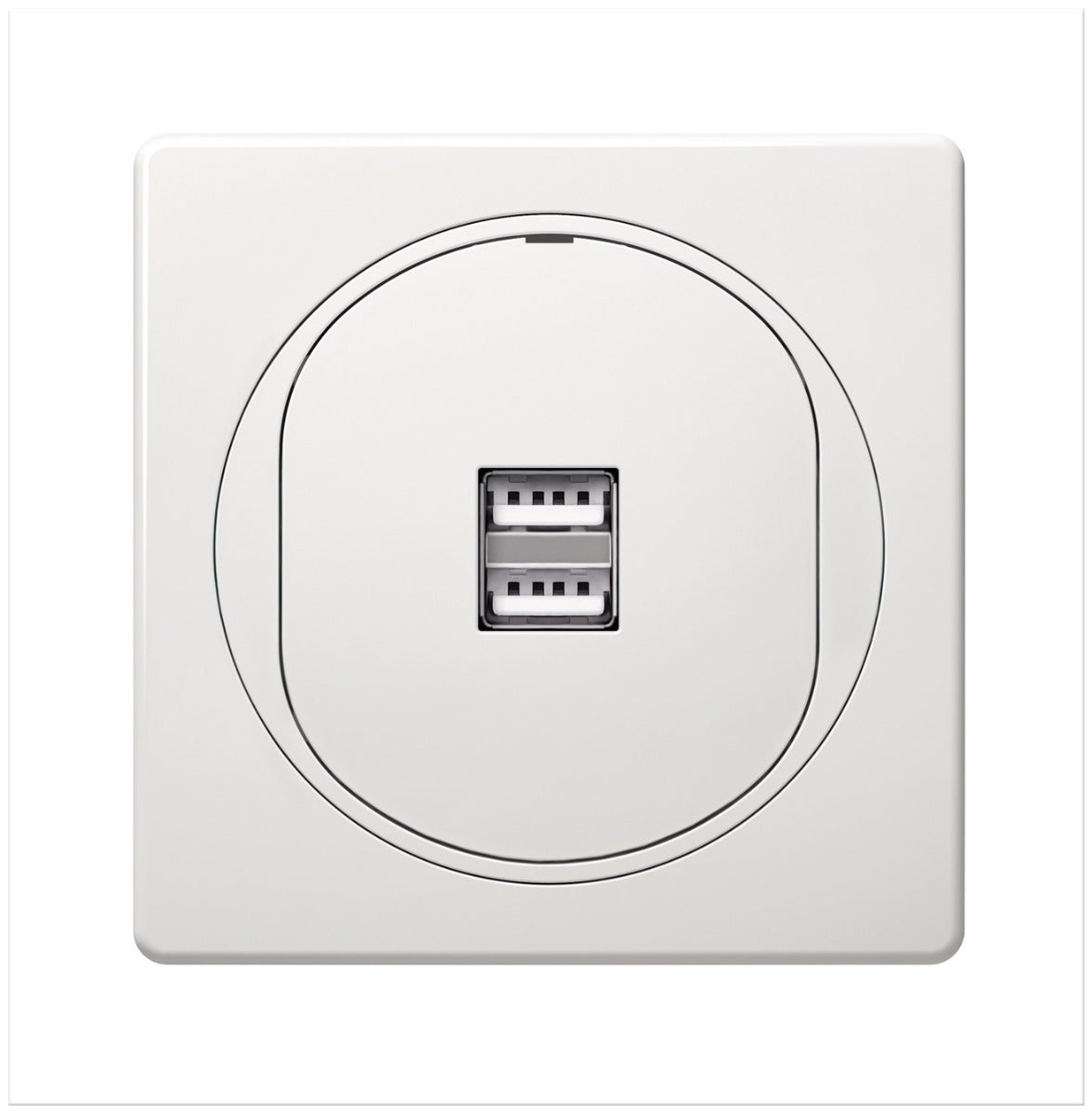 EON 2xUSB charger 2,1A 5V, white