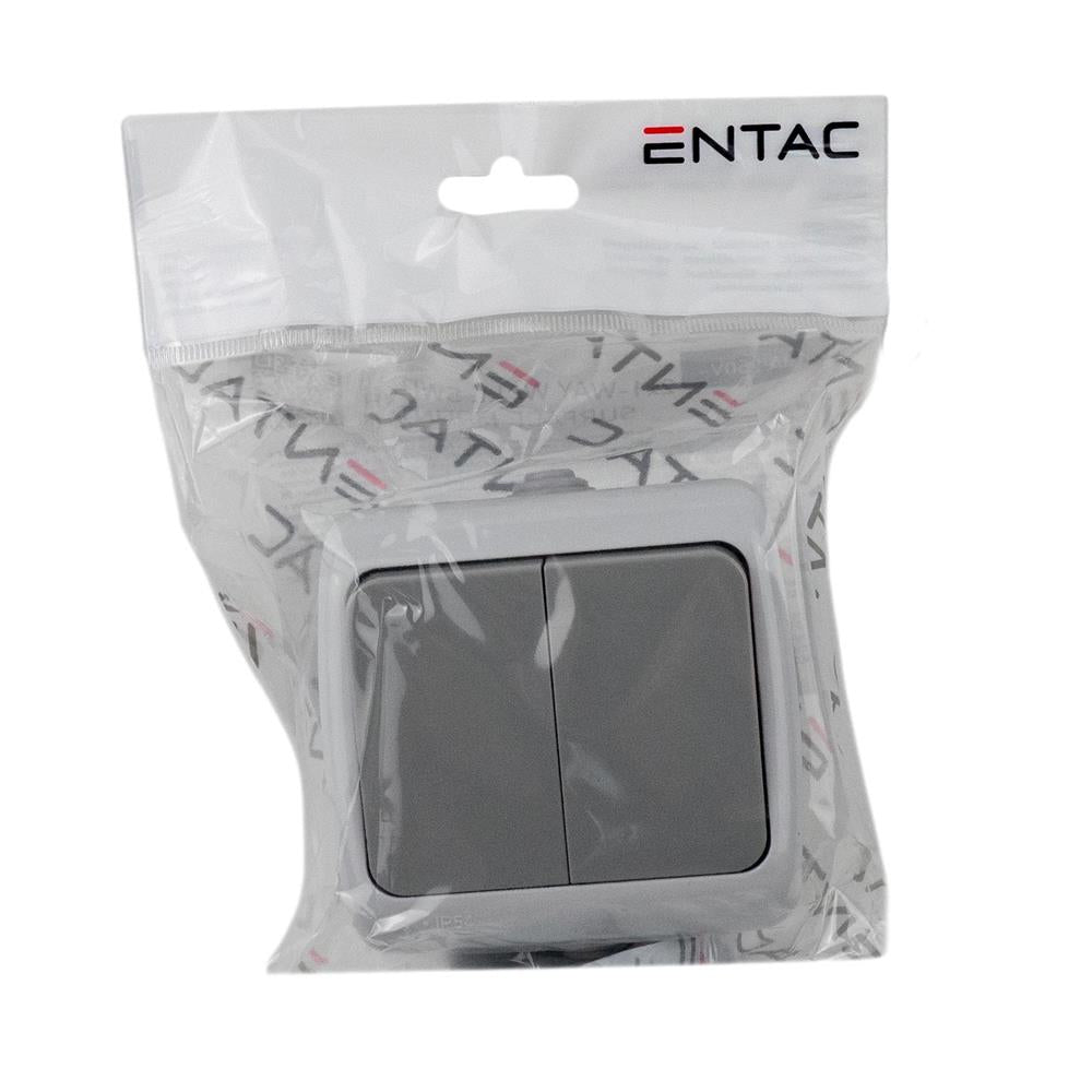 Entac 106 Stephan surface mounted alternative wall switch IP54