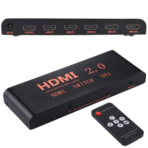 ATC HDMI Switch Metal 5 In / 1 Out 4K x 2K Τηλ/ριο