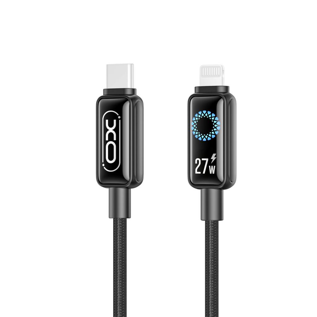 XO NB-Q312C Καλώδιο Φόρτισης & Δεδομένων Type-C σε Lightning 27W 1m