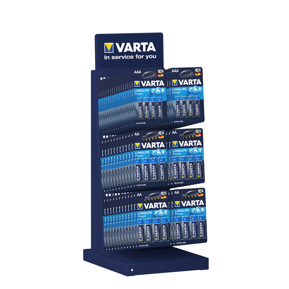 VARTA Μεταλλικό Stand Display με 6 Θέσεις 9026 100 008 Άδειο